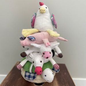 SOLD // Pottery Barn Kids Fun on the Farm Nursery Stacker - EUC